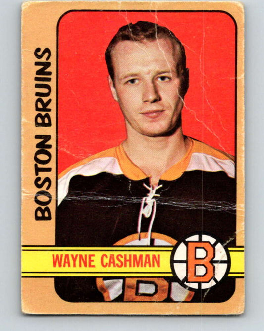 1972-73 O-Pee-Chee #68 Wayne Cashman  Boston Bruins  V3555