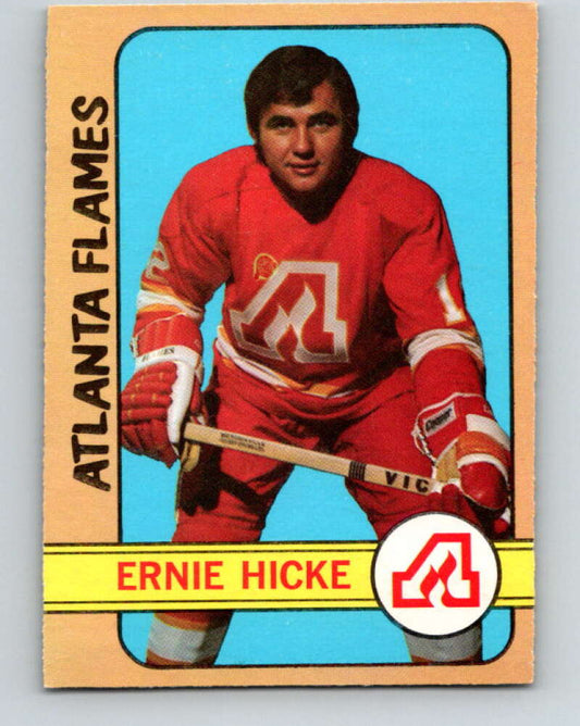 1972-73 O-Pee-Chee #72 Ernie Hicke  Atlanta Flames  V3573