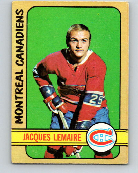 1972-73 O-Pee-Chee #77 Jacques Lemaire  Montreal Canadiens  V3611