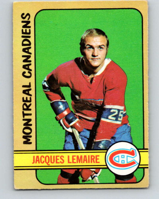 1972-73 O-Pee-Chee #77 Jacques Lemaire  Montreal Canadiens  V3612