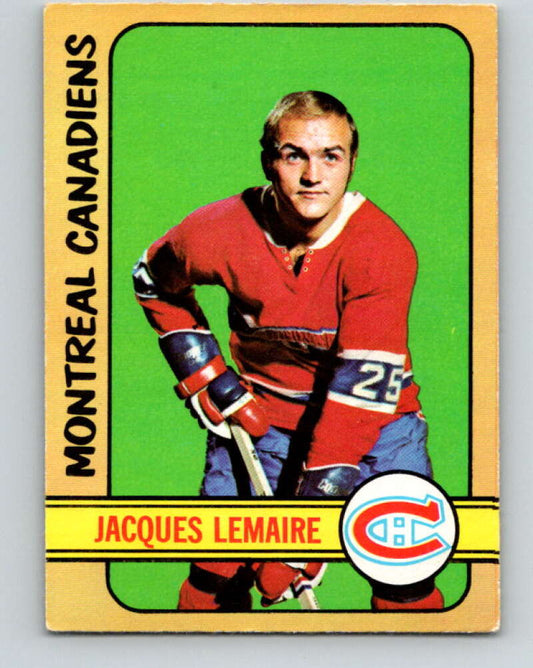 1972-73 O-Pee-Chee #77 Jacques Lemaire  Montreal Canadiens  V3613