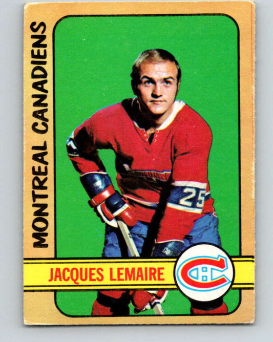 1972-73 O-Pee-Chee #77 Jacques Lemaire  Montreal Canadiens  V3616