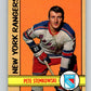 1972-73 O-Pee-Chee #78 Pete Stemkowski  New York Rangers  V3617