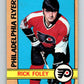1972-73 O-Pee-Chee #80 Rick Foley  RC Rookie Philadelphia Flyers  V3639