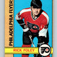 1972-73 O-Pee-Chee #80 Rick Foley  RC Rookie Philadelphia Flyers  V3640
