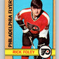 1972-73 O-Pee-Chee #80 Rick Foley  RC Rookie Philadelphia Flyers  V3641