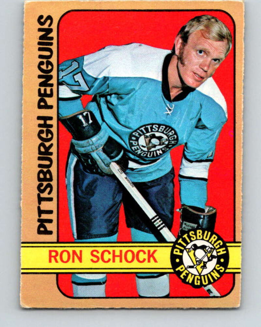 1972-73 O-Pee-Chee #81 Ron Schock  Pittsburgh Penguins  V3642