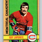 1972-73 O-Pee-Chee #86 Guy Lapointe  Montreal Canadiens  V3662