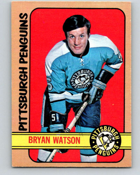 1972-73 O-Pee-Chee #90 Bryan Watson  Pittsburgh Penguins  V3674