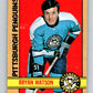 1972-73 O-Pee-Chee #90 Bryan Watson  Pittsburgh Penguins  V3675