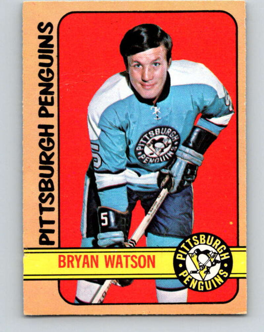 1972-73 O-Pee-Chee #90 Bryan Watson  Pittsburgh Penguins  V3677