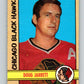 1972-73 O-Pee-Chee #97 Doug Jarrett  Chicago Blackhawks  V3706