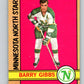 1972-73 O-Pee-Chee #101 Barry Gibbs  RC Rookie Minnesota North Stars  V3741