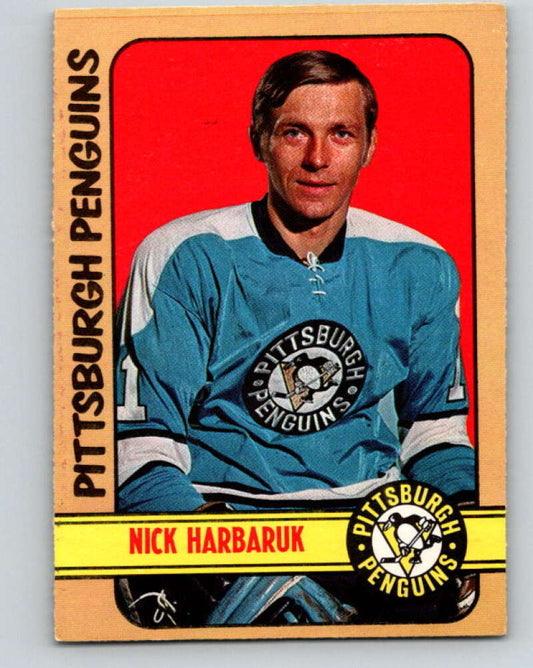 1972-73 O-Pee-Chee #106 Nick Harbaruk  Pittsburgh Penguins  V3762
