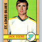 1972-73 O-Pee-Chee #107 Jack Egers  RC Rookie St. Louis Blues  V3767