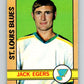 1972-73 O-Pee-Chee #107 Jack Egers  RC Rookie St. Louis Blues  V3769