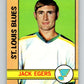 1972-73 O-Pee-Chee #107 Jack Egers  RC Rookie St. Louis Blues  V3771