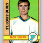1972-73 O-Pee-Chee #107 Jack Egers  RC Rookie St. Louis Blues  V3772
