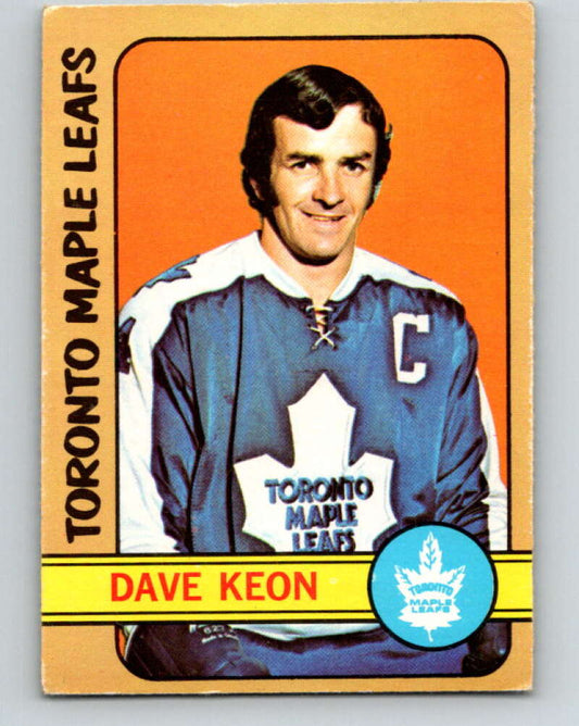 1972-73 O-Pee-Chee #108 Dave Keon  Toronto Maple Leafs  V3773