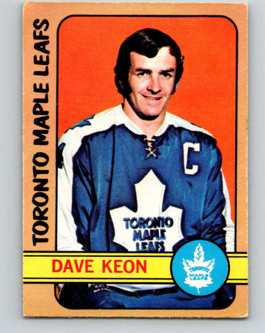 1972-73 O-Pee-Chee #108 Dave Keon  Toronto Maple Leafs  V3774