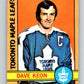 1972-73 O-Pee-Chee #108 Dave Keon  Toronto Maple Leafs  V3775