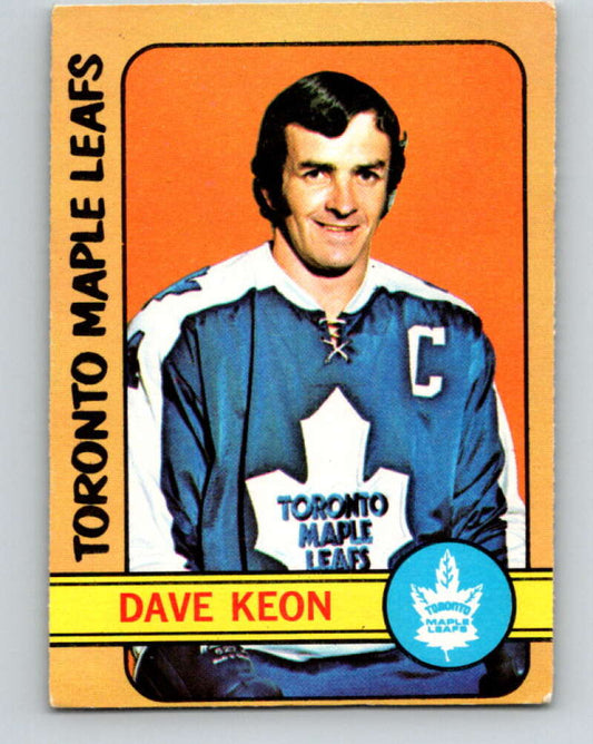 1972-73 O-Pee-Chee #108 Dave Keon  Toronto Maple Leafs  V3775