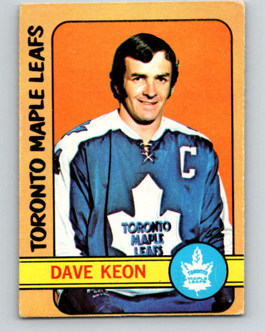 1972-73 O-Pee-Chee #108 Dave Keon  Toronto Maple Leafs  V3776