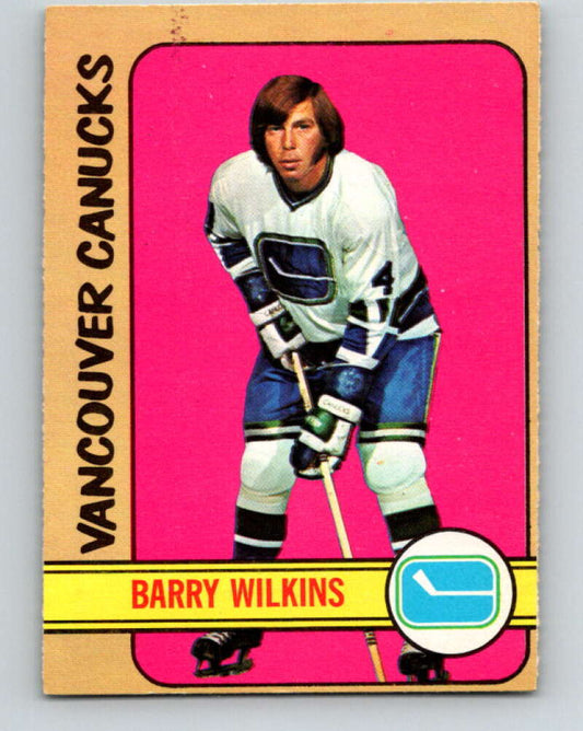 1972-73 O-Pee-Chee #109 Barry Wilkins  Vancouver Canucks  V3779