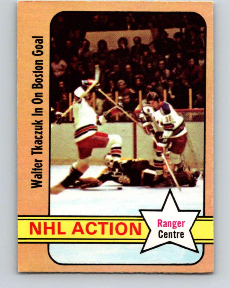 1972-73 O-Pee-Chee #110 Walt Tkaczuk  New York Rangers  V3784