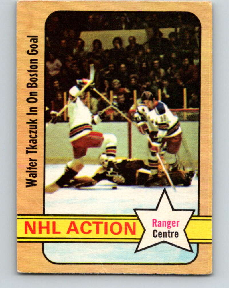 1972-73 O-Pee-Chee #110 Walt Tkaczuk  New York Rangers  V3785