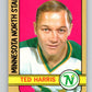 1972-73 O-Pee-Chee #118 Ted Harris  Minnesota North Stars  V3804