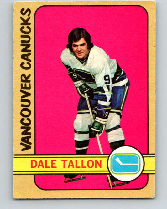 1972-73 O-Pee-Chee #121 Dale Tallon  Vancouver Canucks  V3811