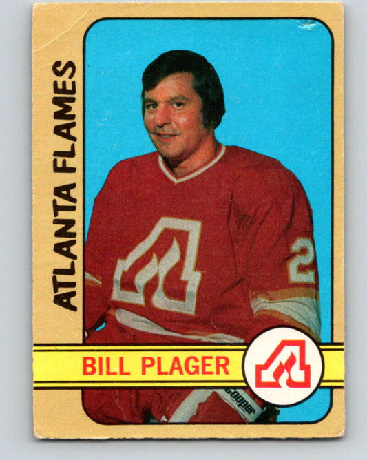 1972-73 O-Pee-Chee #122 Bill Plager  RC Rookie Atlanta Flames  V3816