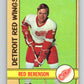 1972-73 O-Pee-Chee #123 Red Berenson  Detroit Red Wings  V3817