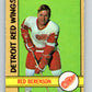 1972-73 O-Pee-Chee #123 Red Berenson  Detroit Red Wings  V3818