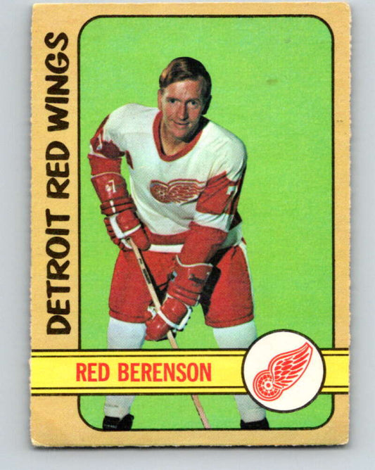 1972-73 O-Pee-Chee #123 Red Berenson  Detroit Red Wings  V3819