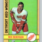 1972-73 O-Pee-Chee #123 Red Berenson  Detroit Red Wings  V3822