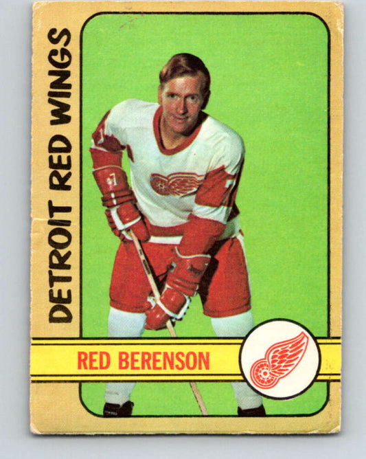 1972-73 O-Pee-Chee #123 Red Berenson  Detroit Red Wings  V3825