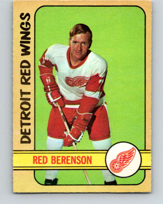 1972-73 O-Pee-Chee #123 Red Berenson  Detroit Red Wings  V3826