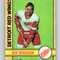 1972-73 O-Pee-Chee #123 Red Berenson  Detroit Red Wings  V3828