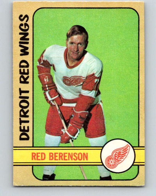 1972-73 O-Pee-Chee #123 Red Berenson  Detroit Red Wings  V3828