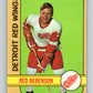 1972-73 O-Pee-Chee #123 Red Berenson  Detroit Red Wings  V3829