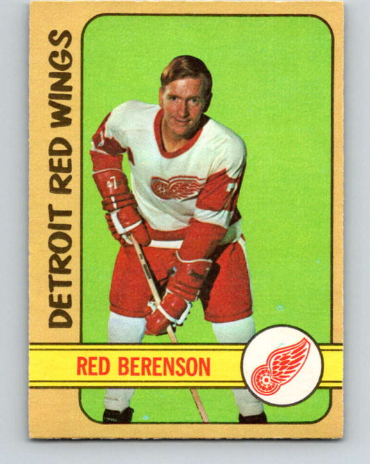 1972-73 O-Pee-Chee #123 Red Berenson  Detroit Red Wings  V3829