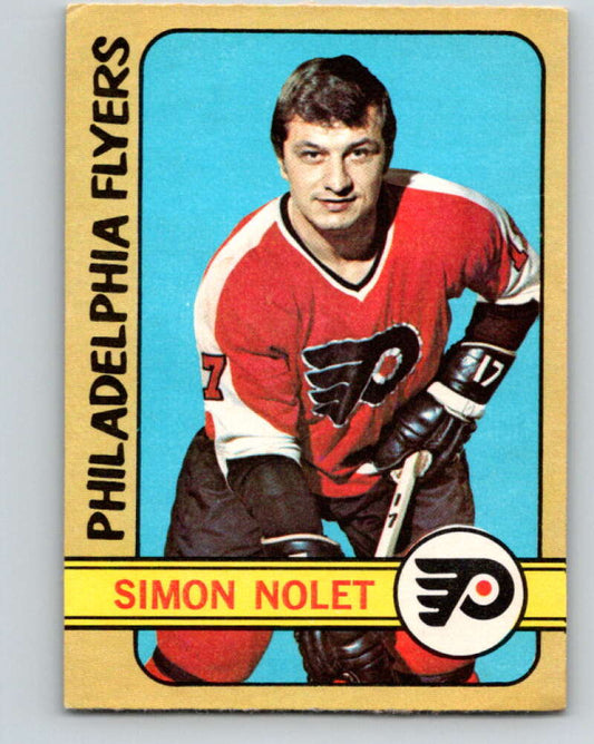 1972-73 O-Pee-Chee #125 Simon Nolet  Philadelphia Flyers  V3835