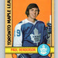 1972-73 O-Pee-Chee #126 Paul Henderson  Toronto Maple Leafs  V3841