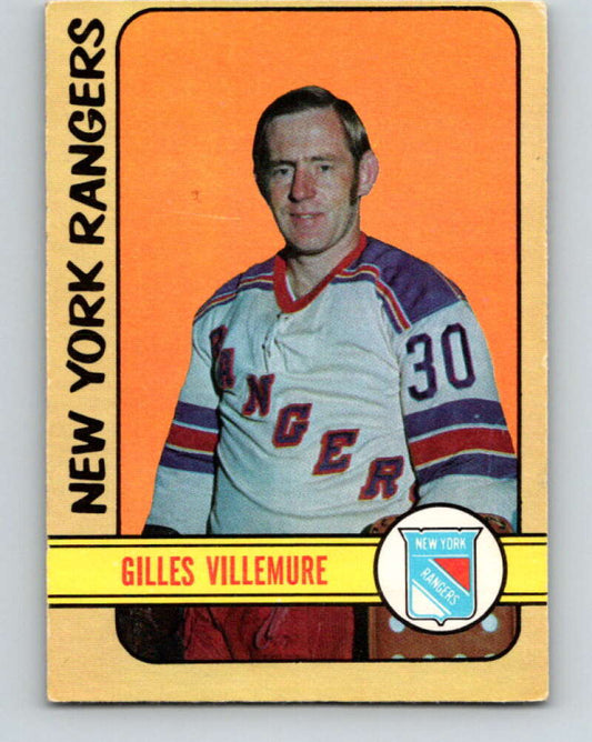 1972-73 O-Pee-Chee #132 Gilles Villemure  New York Rangers  V3860