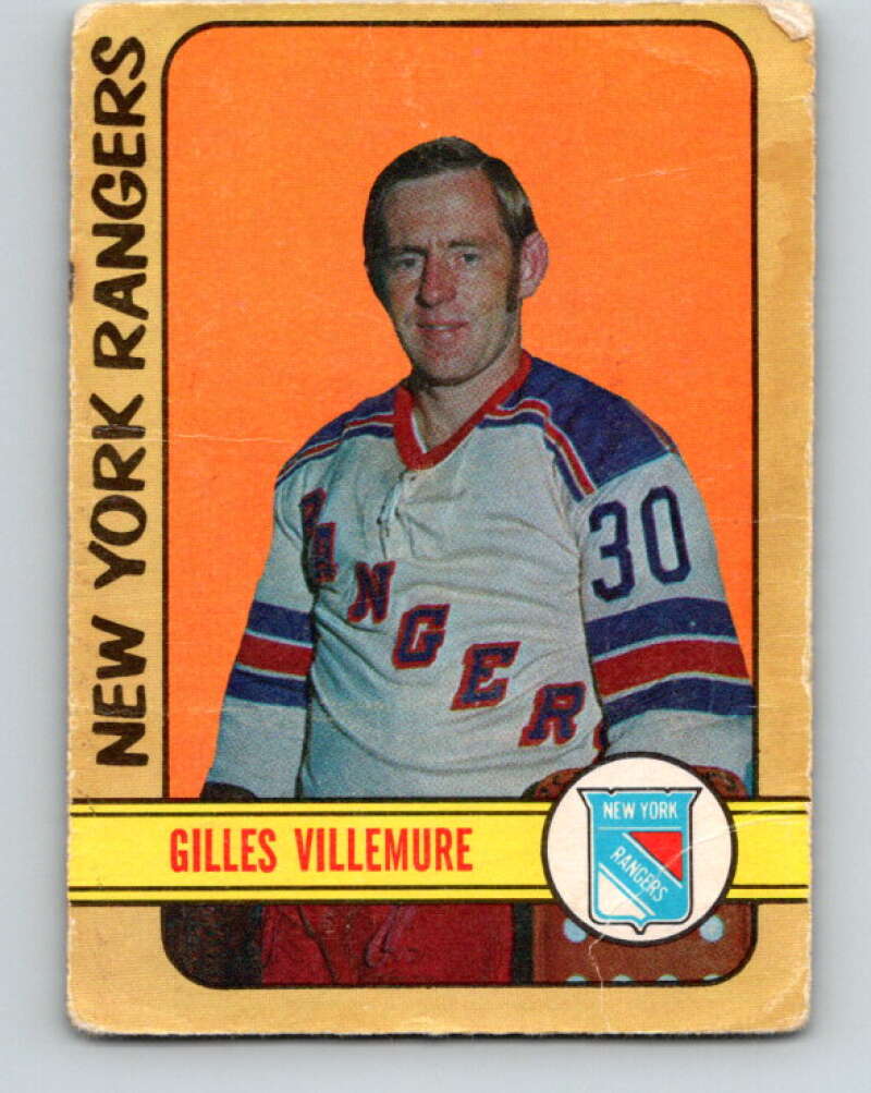 1972-73 O-Pee-Chee #132 Gilles Villemure  New York Rangers  V3864