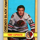 1972-73 O-Pee-Chee #137 Tony Esposito  Chicago Blackhawks  V3879