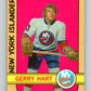 1972-73 O-Pee-Chee #139 Gerry Hart  RC Rookie New York Islanders  V3886
