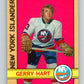 1972-73 O-Pee-Chee #139 Gerry Hart  RC Rookie New York Islanders  V3891